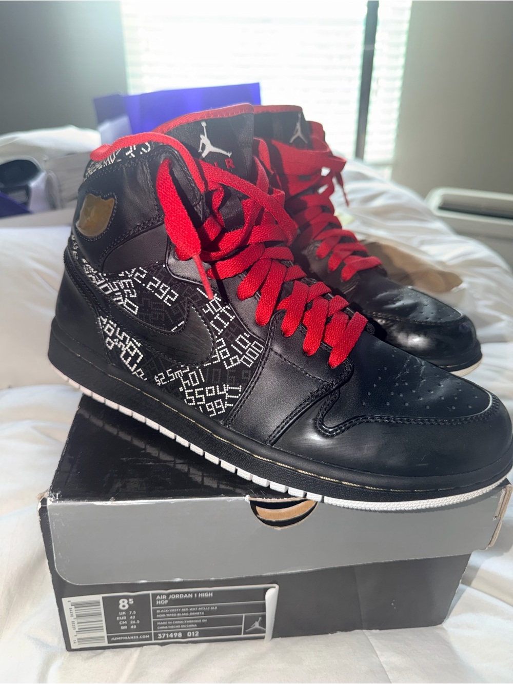 Air Jordan 1 High HOF Hall of Fame 2009 Men’s 8.5